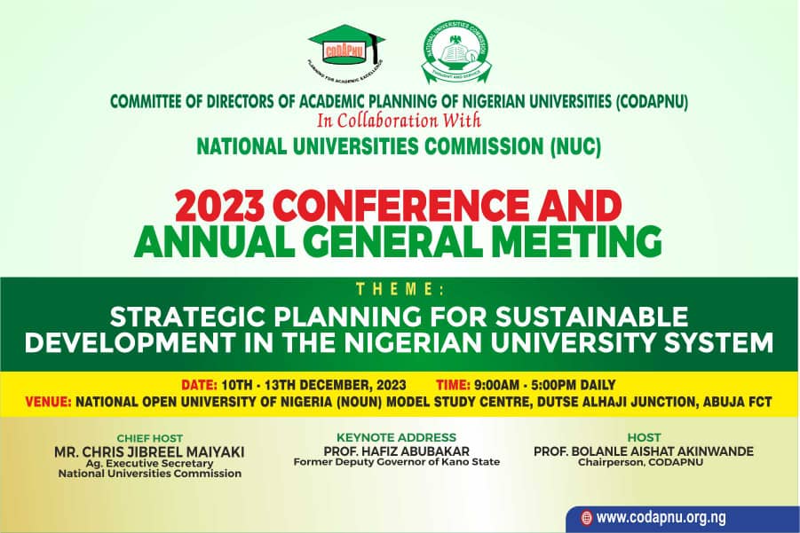 CODAPNU AQAPP JOINT WORKSHOP/CONFERENCE ABUJA 2019